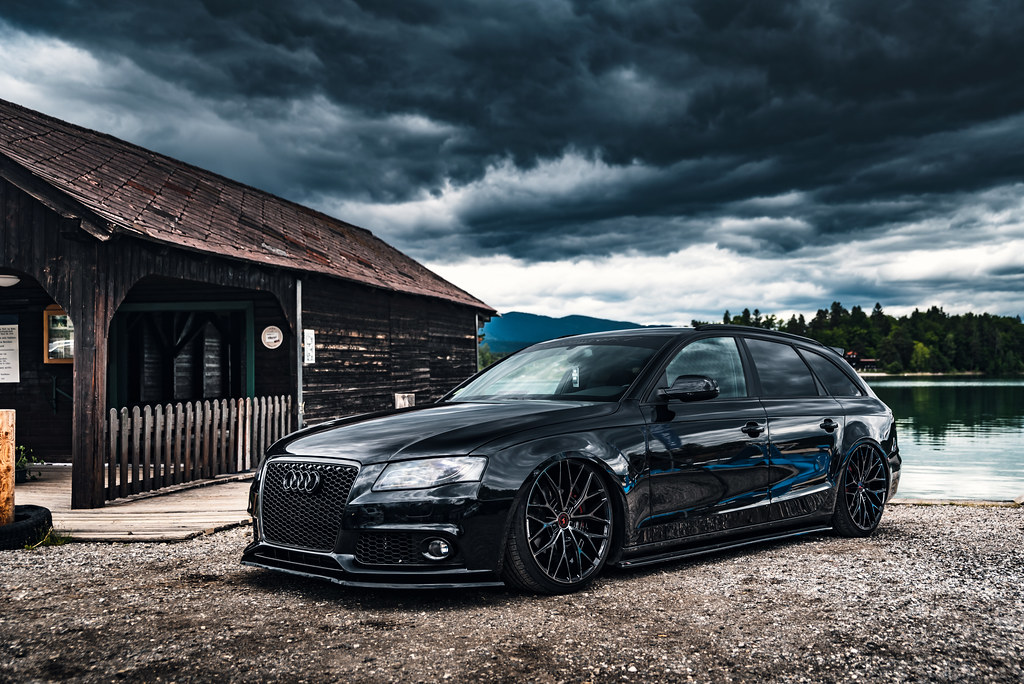 Audi A4 YP3 8.5x20 ET45 Gloss Black Tint