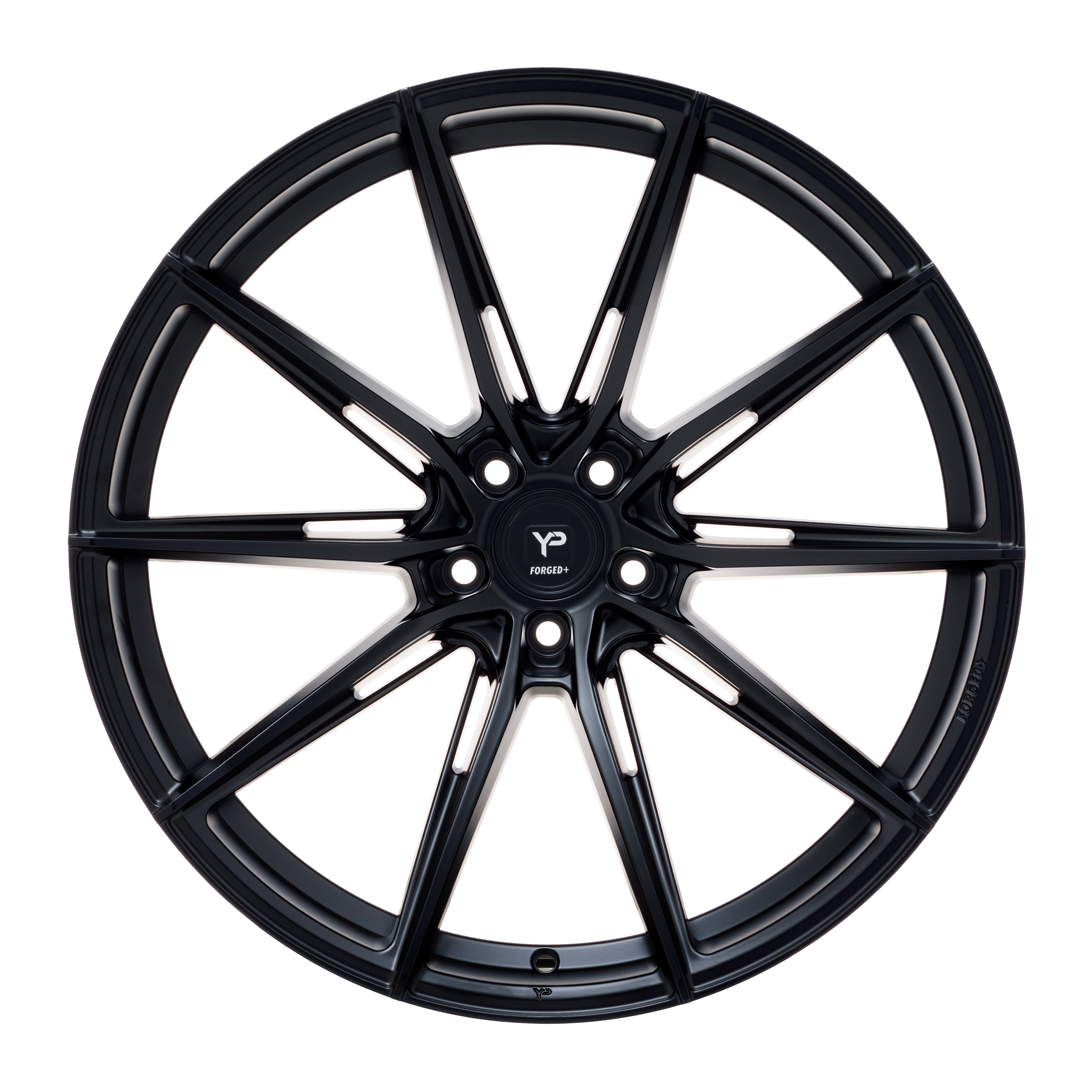 Forged+2 YP-HF2 9,5x20, Satin Black, ET 18, LK 5 x 120x72,6